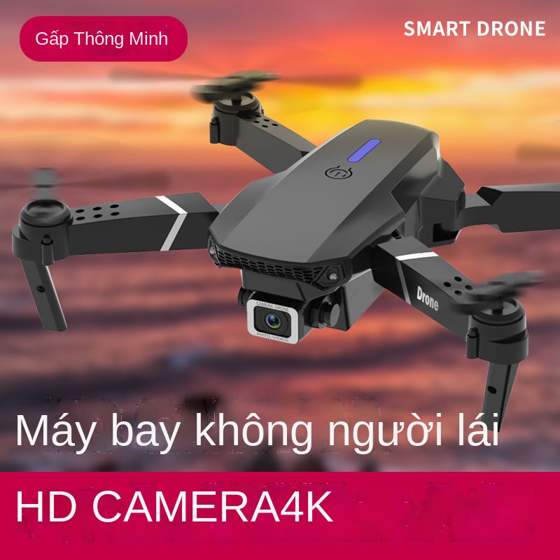 ™❦⊙Gấp máy bay không người lái siêu dài độ bền quadcopter 4k chụp ảnh trên không đồ chơi máy bay RC chuyên nghiệp độ nét