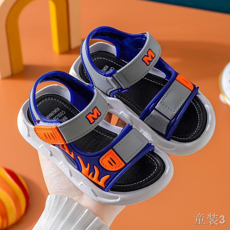 Giày nam mới Sandals Boy 2021 Summer Soft Delivery Little Beach trẻ em Tide w _