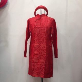 Áo dài cách tân nam( tặng kèm mũ)