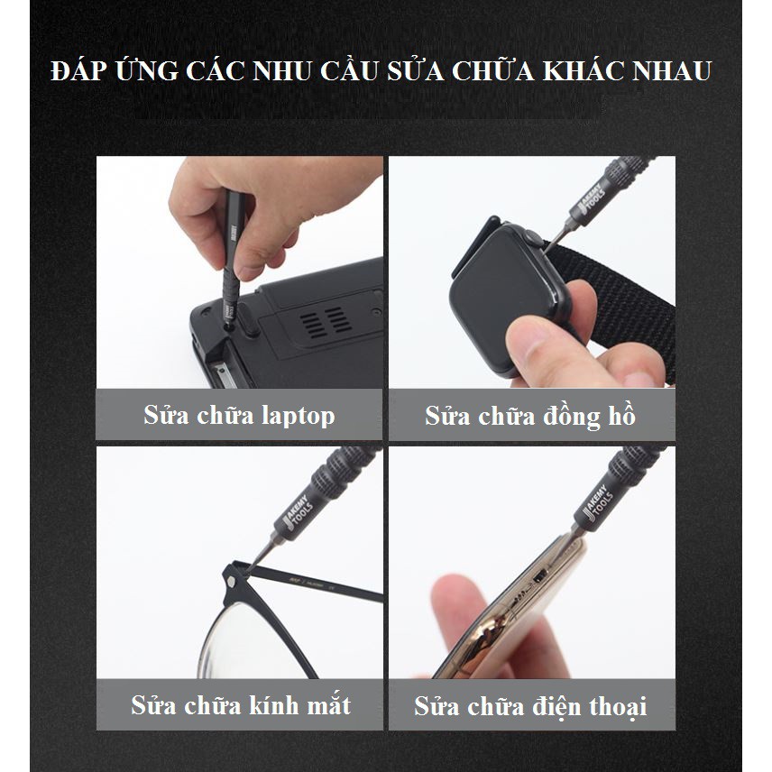 Bộ Tua Vít đa năng cao cấp Jakemy JM-8175 50 trong 1 sửa chữa điện thoại