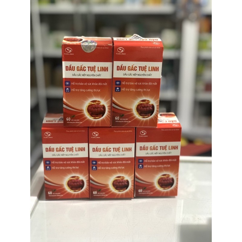 Dầu gấc Tuệ Linh - Viên uống hỗ trợ tăng cường thị lực, làm đẹp da ( Hộp 60 Viên) - cvspharmacy