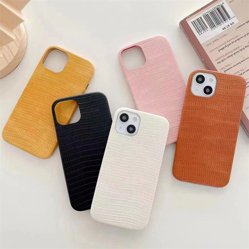 Ốp Điện Thoại Da Cao Cấp 5 Màu Tùy Chọn Cho iPhone13 12 11 XR Xsmax 7 / 8plus SE2 Xs