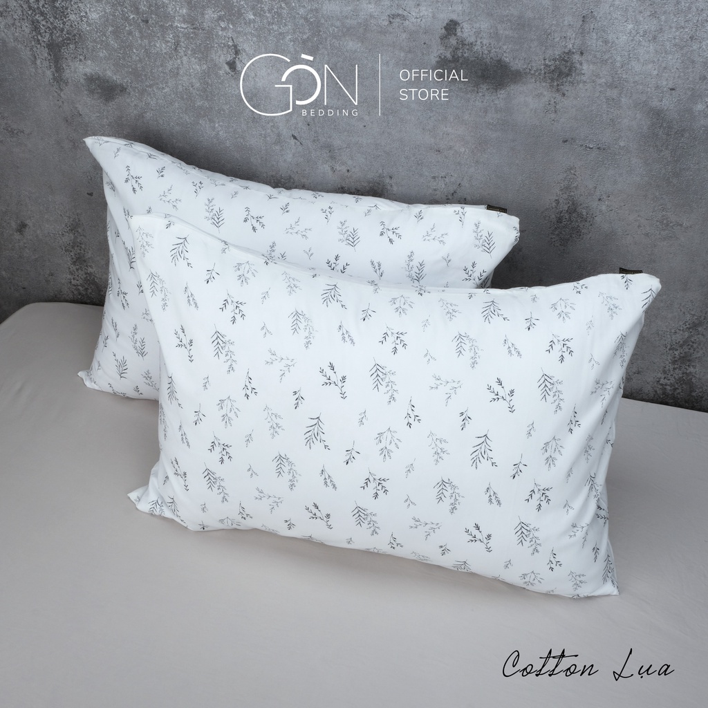 01 Vỏ Gối Nằm Gòn Bedding Cotton Lụa Hàn Quốc 50x70 cm Họa Tiết Hoa & Hoạt Hình