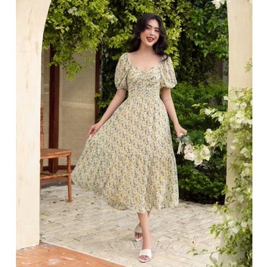 OLV - Đầm Lobelia Puff Dress