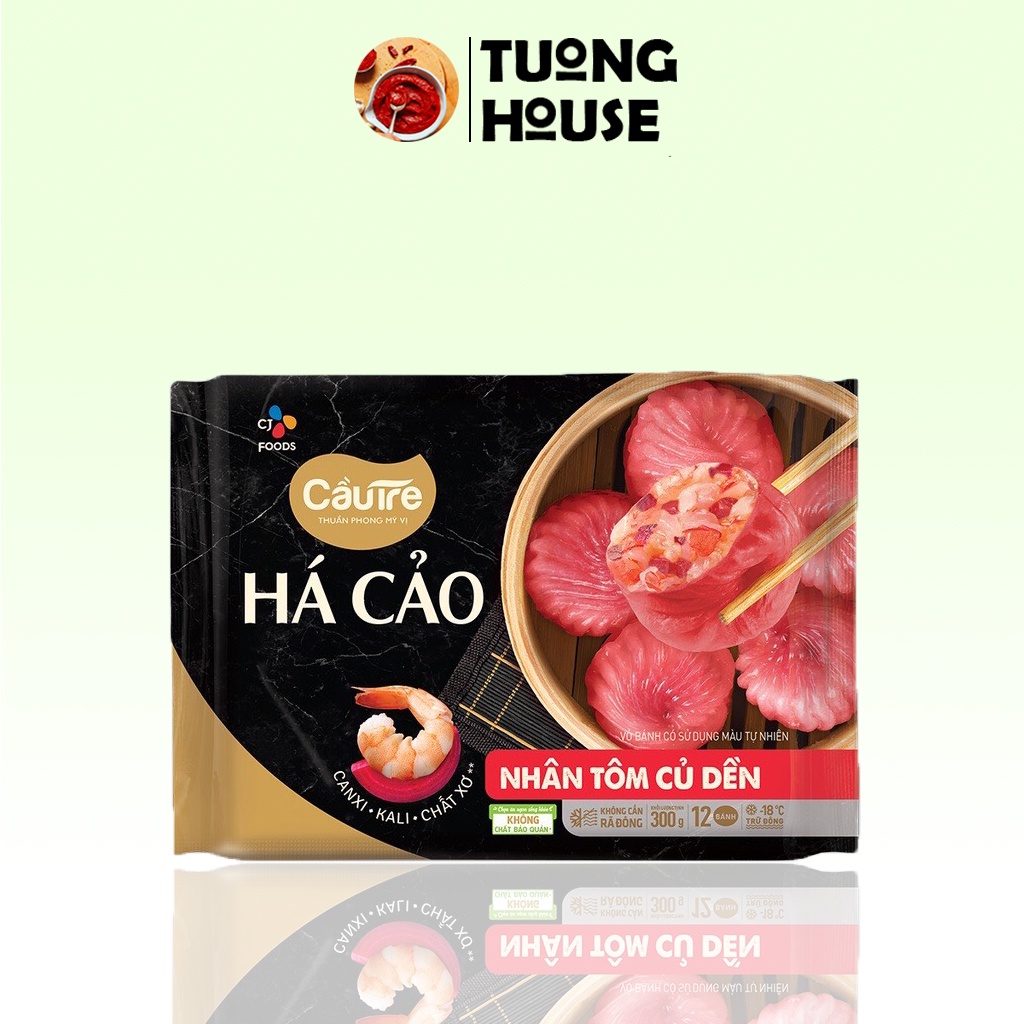 Há Cảo Cầu Tre Nhân Tôm Củ Dền Gói 300gr