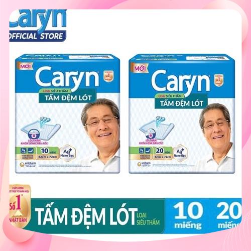 Miếng đệm lót caryn siêu thấm 10 miếng bảo vệ chống tràn,miếng lót caryn 20 miếng 42x72cm cho người già va mẹ sau sinh