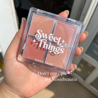 { GOGOTALES } BẢNG PHẤN MẮT MÁ 4 Ô SWEET THINGS