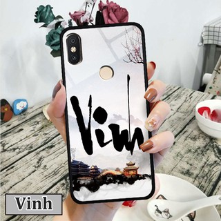 Ốp lưng Xiaomi Mi 8 - chữ thư pháp