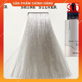 Thuốc nhuộm tóc Elgon I-light Màu xám khói Shine silver nhuộm trên nền level 10+ 100ml
