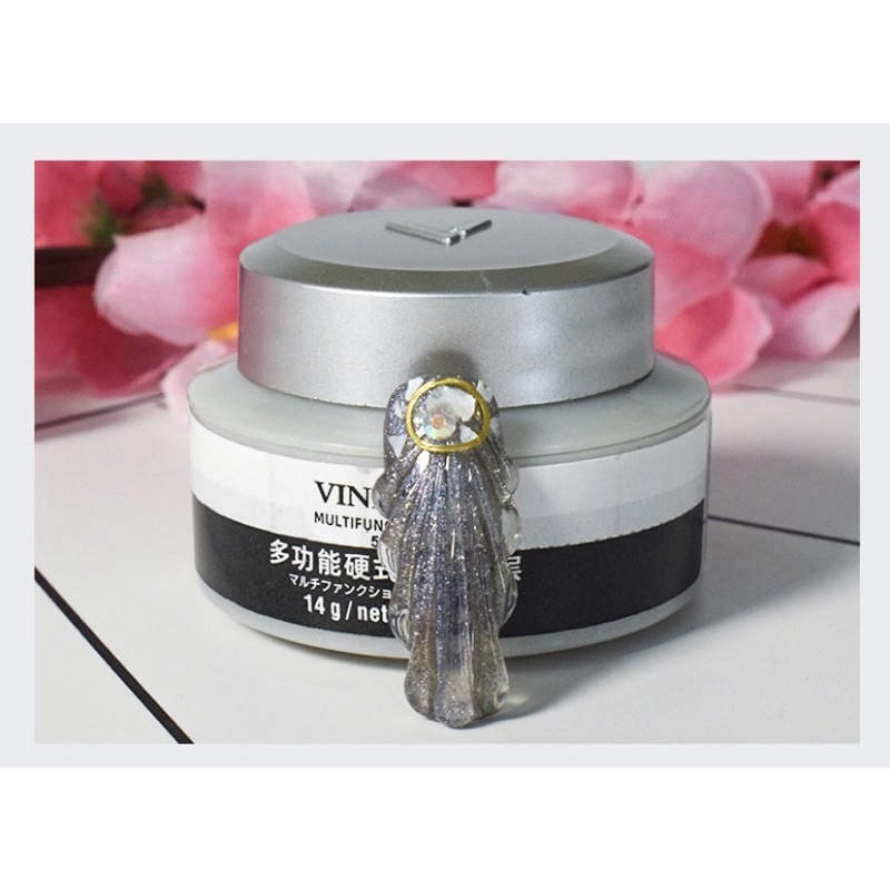 Gel đắp móng vinimay 5in1 đa năng không nóng, vẽ nổi tráng gương, đính đá