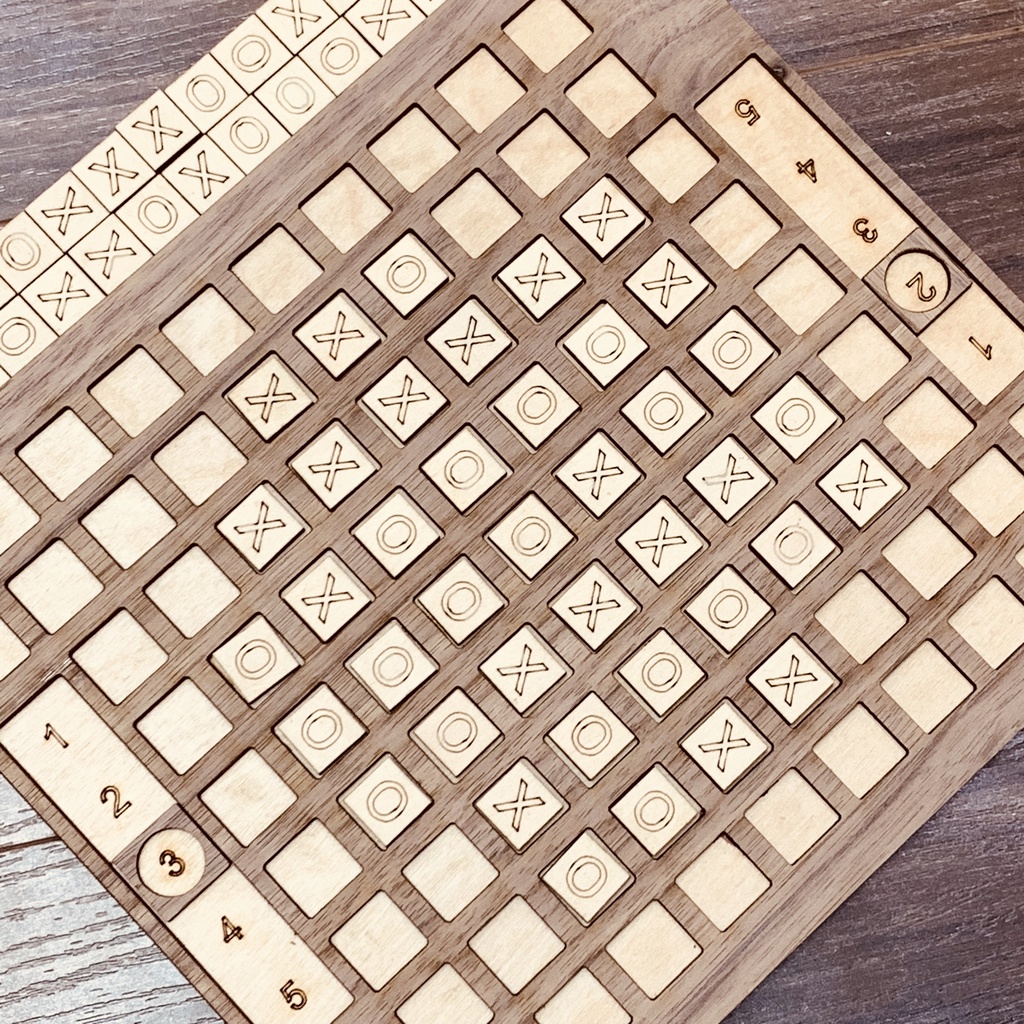 Đồ Chơi Gỗ Benrikids Bàn Cờ Caro Boardgame Có Thang Chia Tỷ Số Phiên Bản Tiện Lợi Có Thể Bỏ Túi