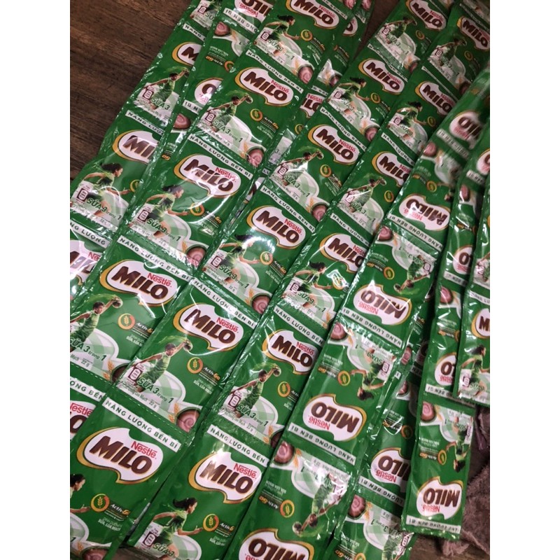 MILO GÓI, BỘT MILO 22G ( dây 10 gói x22G )