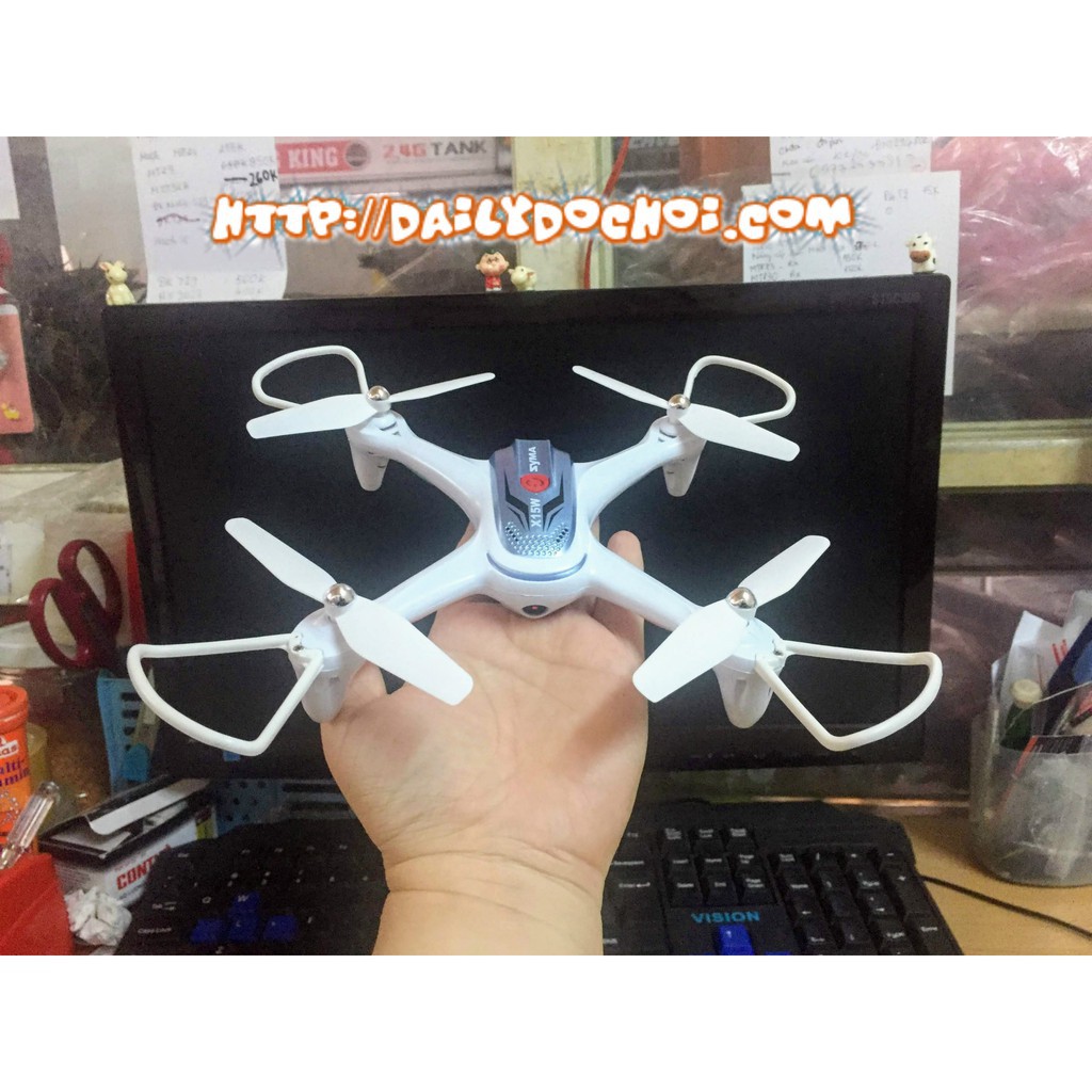 [saigonsg] Máy bay 4 cánh Syma X15w có camera fpv truyền về điện thoại 