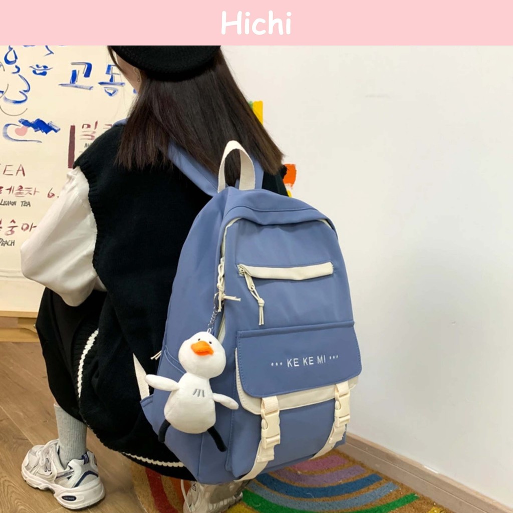 Balo thời trang đi học Hichi, đựng vừa laptop 14inch - Z135