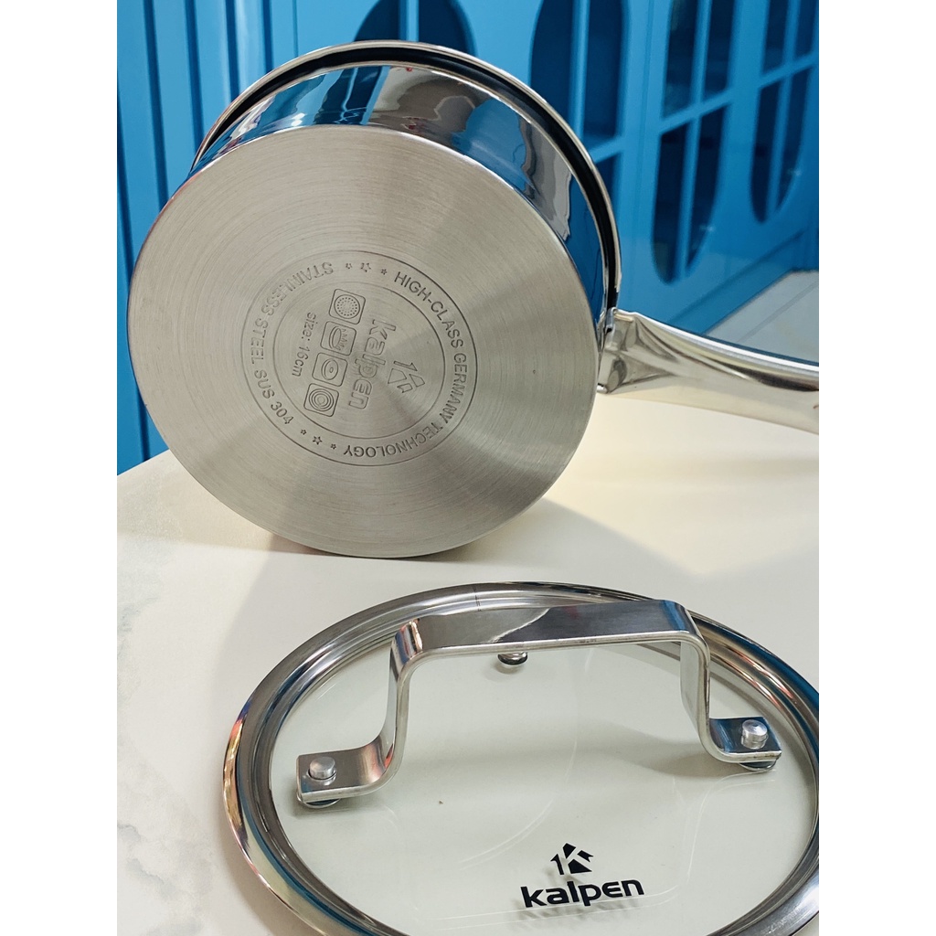 Bộ Nồi Inox 304 Cao Cấp Bộ nồi bếp từ 5 Đáy Kalpen Gliter KP-3568 chính hãng bảo hành 5 năm
