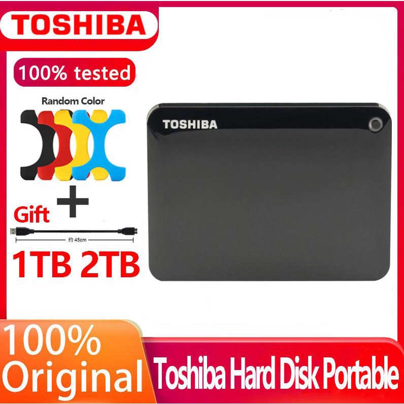 Ổ Cứng Di Động HDD HD TOSHIBA V9 CANVIO 2TB USB 3.0 SATA3 2.5 "Cho Windows
