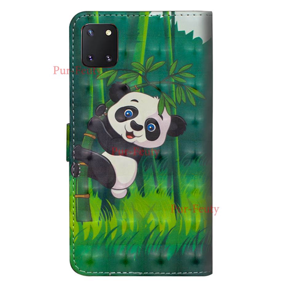 For Samsung Galaxy  A81 A91 Cover 3D Luxury Flip Wallet Cover For Samsung Galaxy A81 A91 Book Flip Style Mobile Phone Cases