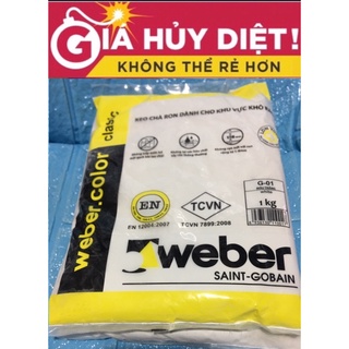 Keo chà ron weber , keo chà ron gạch ốp nhà tường