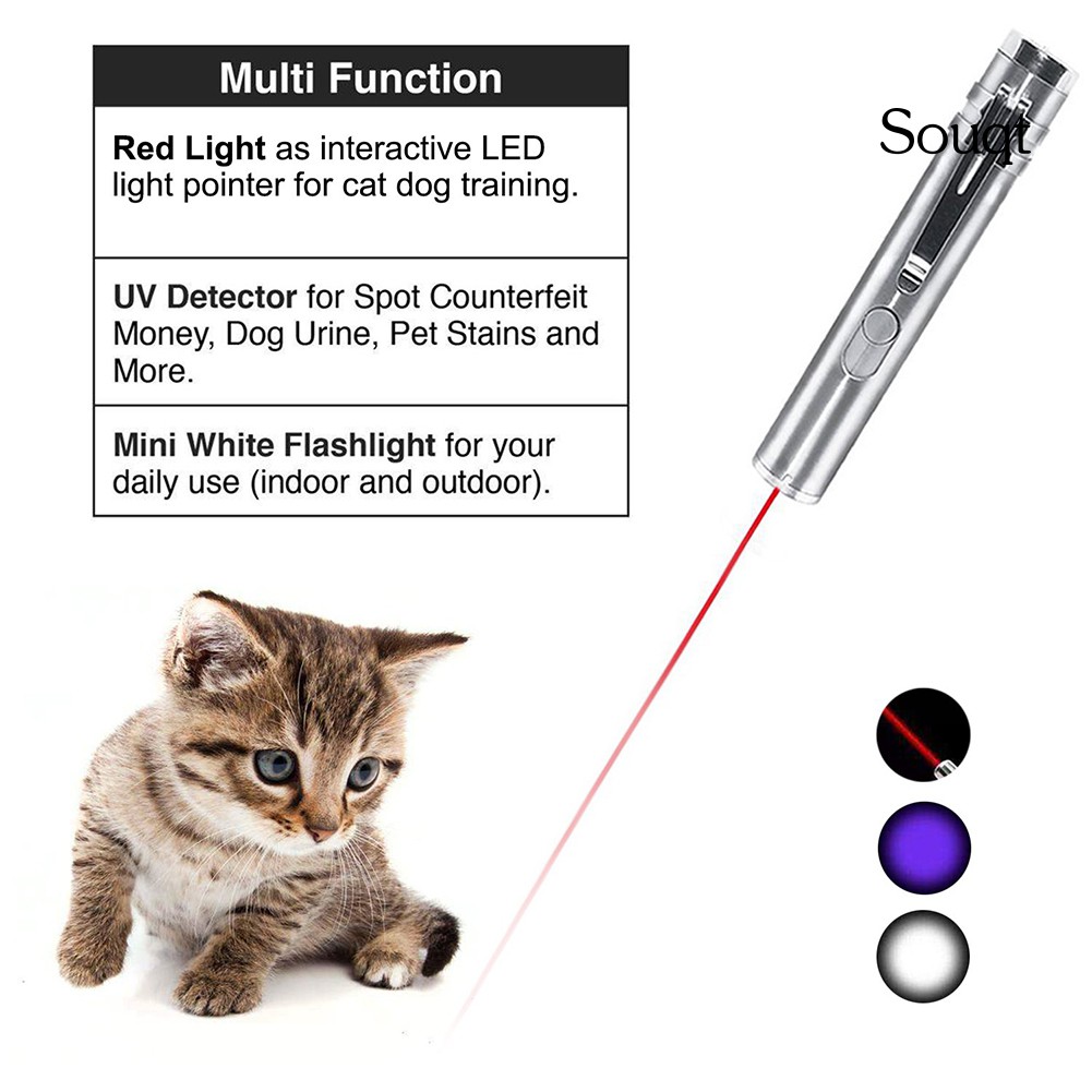 Bút Chỉ Laser Có Đèn Led Đồ Chơi Cho Mèo