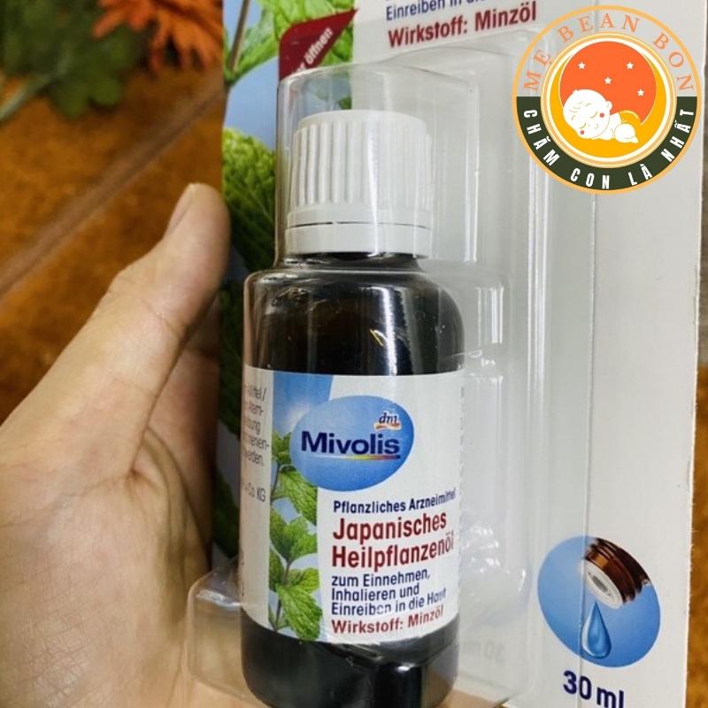 Tinh dầu bạc hà Mivolis japanisches heilpflanzenol 30 ml của Đức hỗ trợ sức khỏe chăm sóc cơ thể - mẹ bean bon