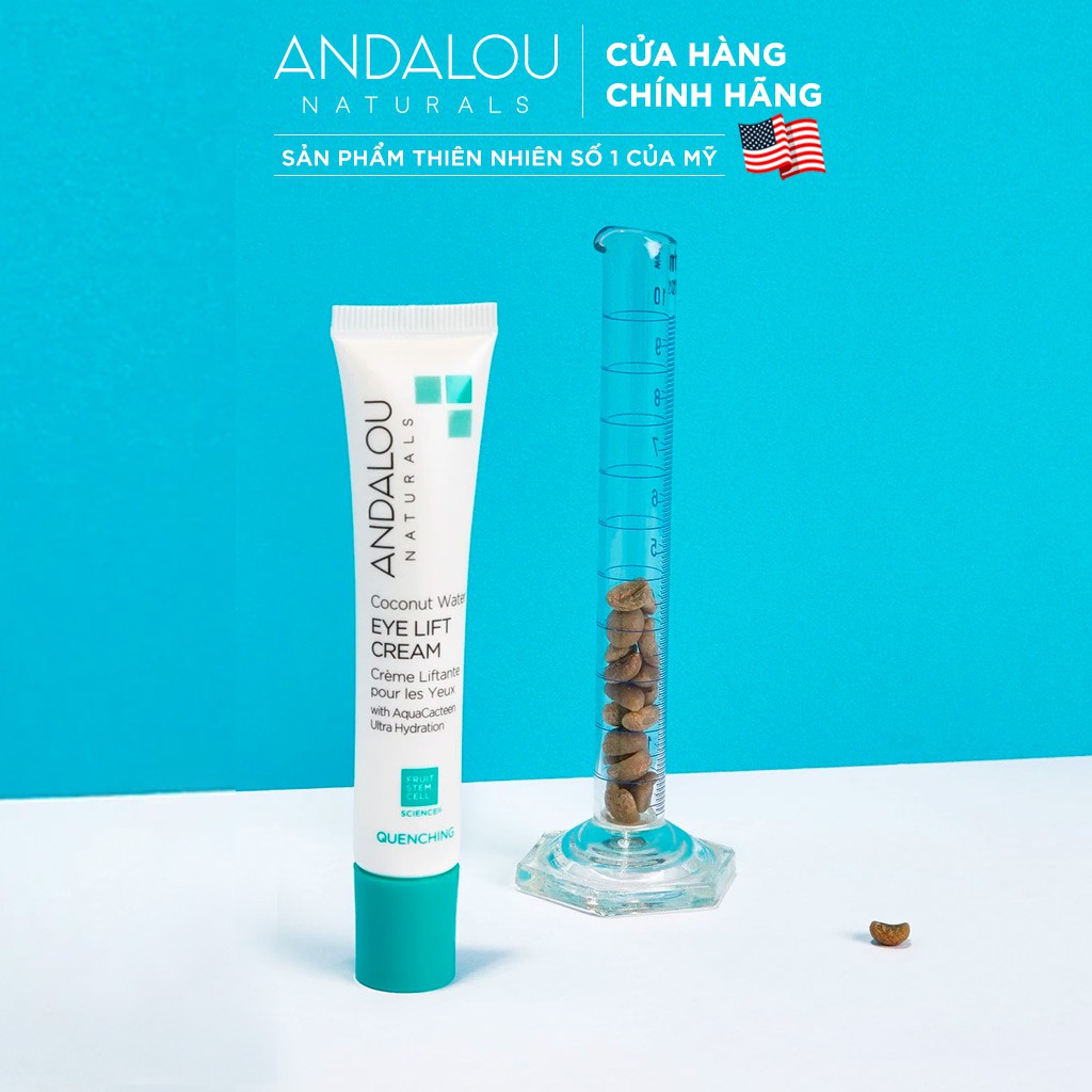 Kem Dưỡng Vùng Da Quanh Mắt Andalou Naturals Quenching Coconut Water Eye Lift Cream 18ml | BigBuy360 - bigbuy360.vn