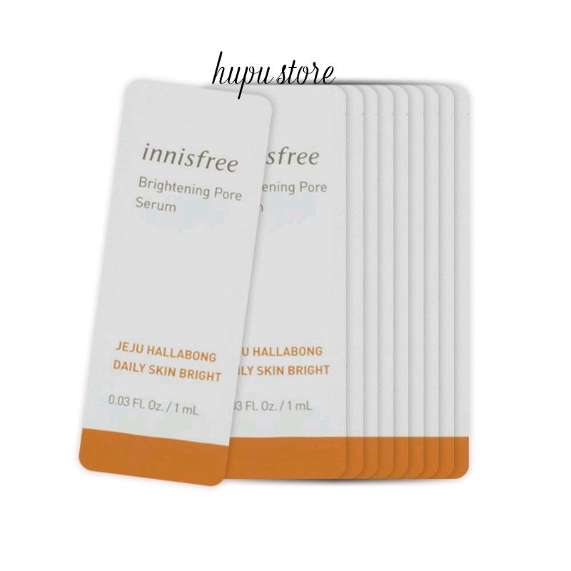 [Sample 1ml] Tinh Chất Dưỡng Trắng Innisfree Brightening Pore Serum - Jeju Hallabong Daily Skin Bright