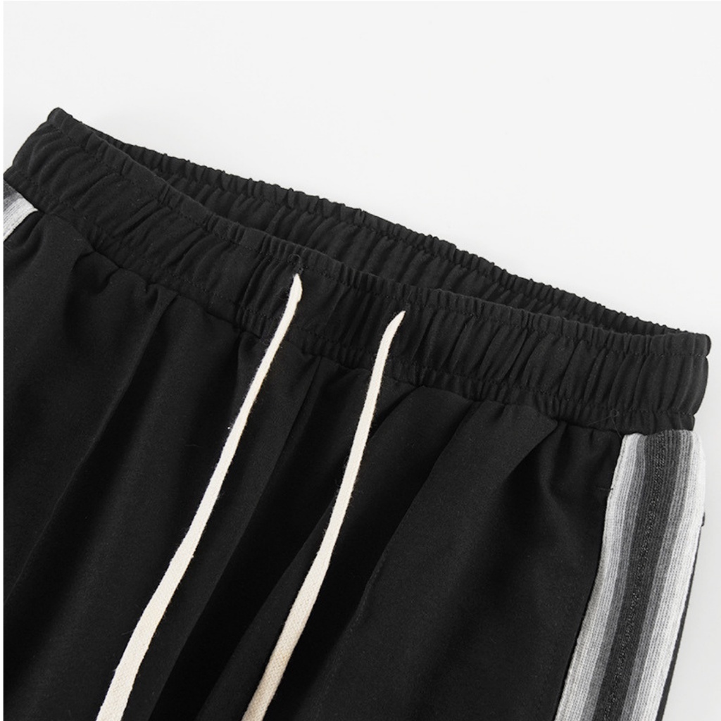 Quần Form Rộng, quần baggy Kiểu Dáng Thể Thao Phối Zip Phong Cách Streetwear SS2021