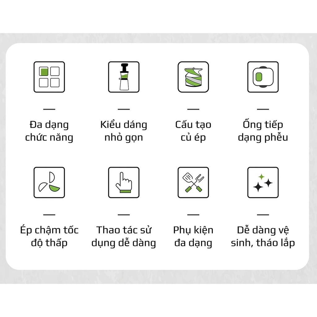 Máy Ép Chậm Olivo SJ210 Dễ Dàng Vệ Sinh An Toàn Cho Sức Khỏe - Hàng Chính Hãng Bảo Hành 24 Tháng