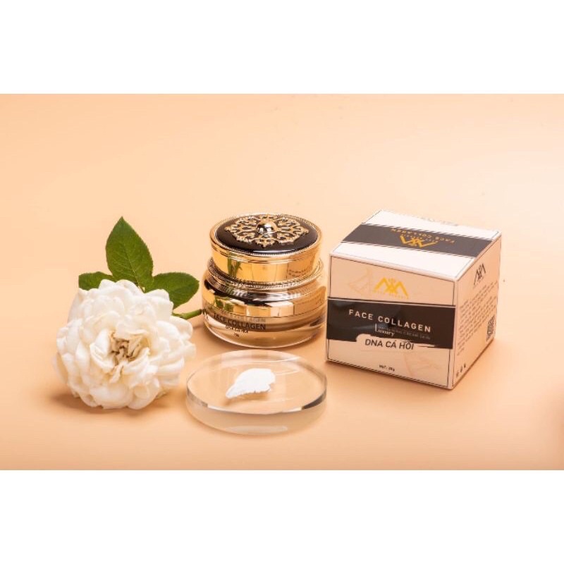 Kem face collagen DNA cá hồi trắng mịn da Meea Organic chính hãng, giảm nám da mặt, mờ thâm, dưỡng da.