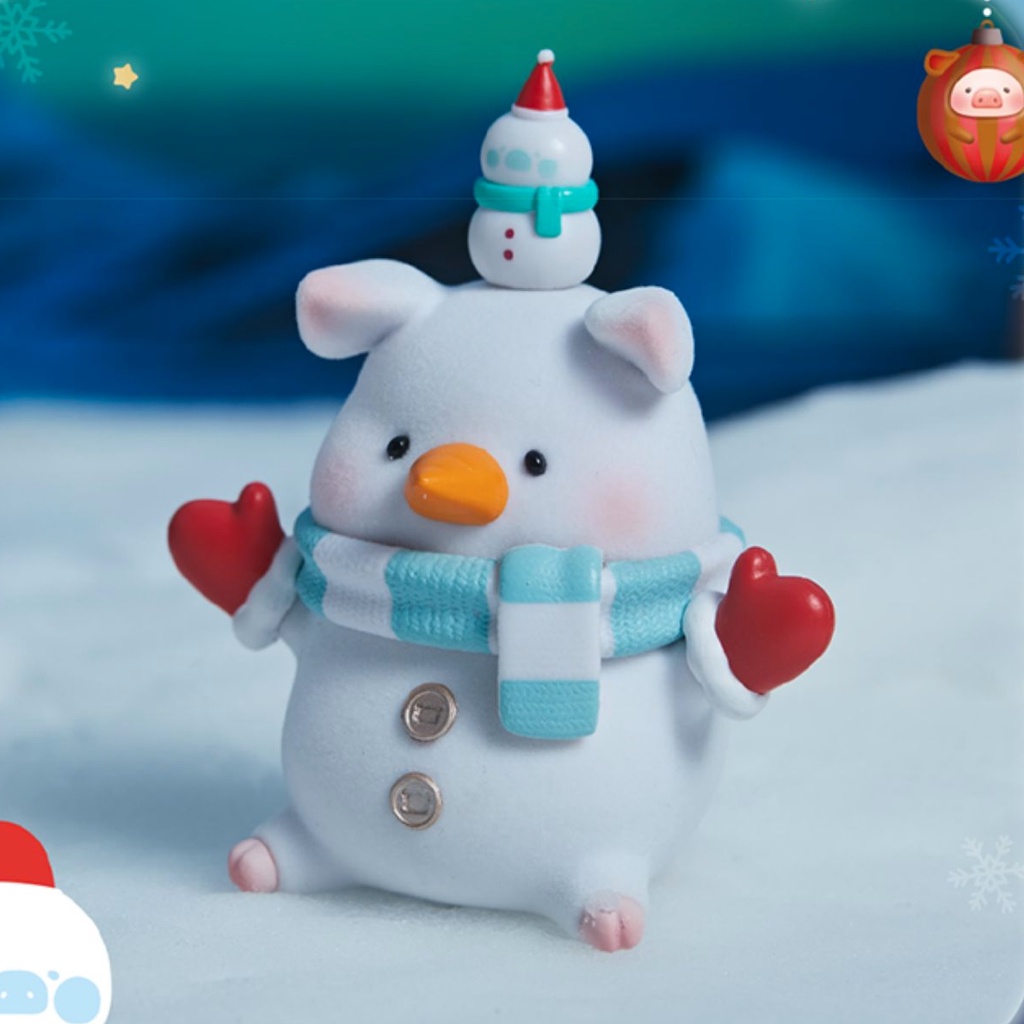 52TOYS Lulu the Piggy Christmas Land Blind Box Doll Canned Pig Figure Ornaments Gift 52 Mô Hình Chú Heo Trang Trí Giáng Sinh