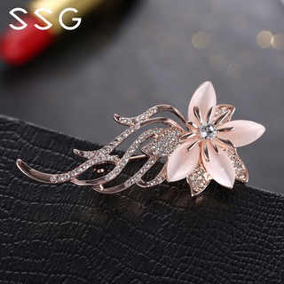 Trâm cài áo vest hoa OPAL đính đá phong cách NHẬT BẢN thanh lịch