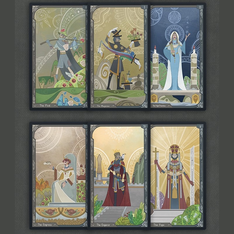 Bài Broken Mirror Tarot 5th Edition Sapphire