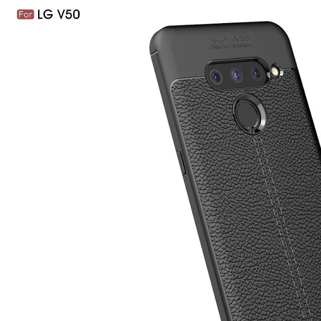 Ốp lưng LG V50 ThinQ / LG V40 💥Freeship💥 chống sốc vân da hiệu Auto Focus siêu bền