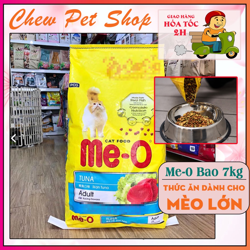 Bao thức an mèo ME-O 7kg không chia túi