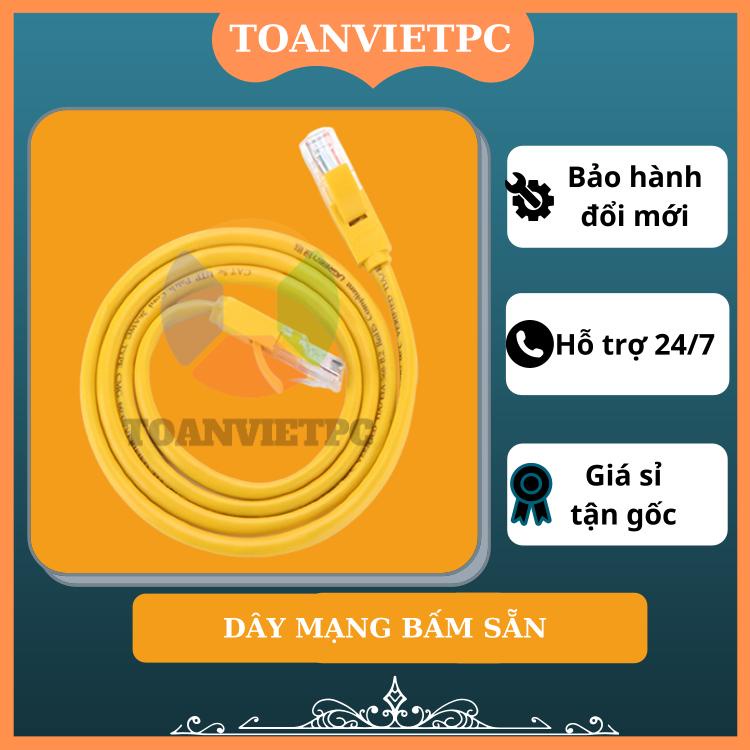 combo 50 sợi dây mạng cat5e đúc sẵn 2m