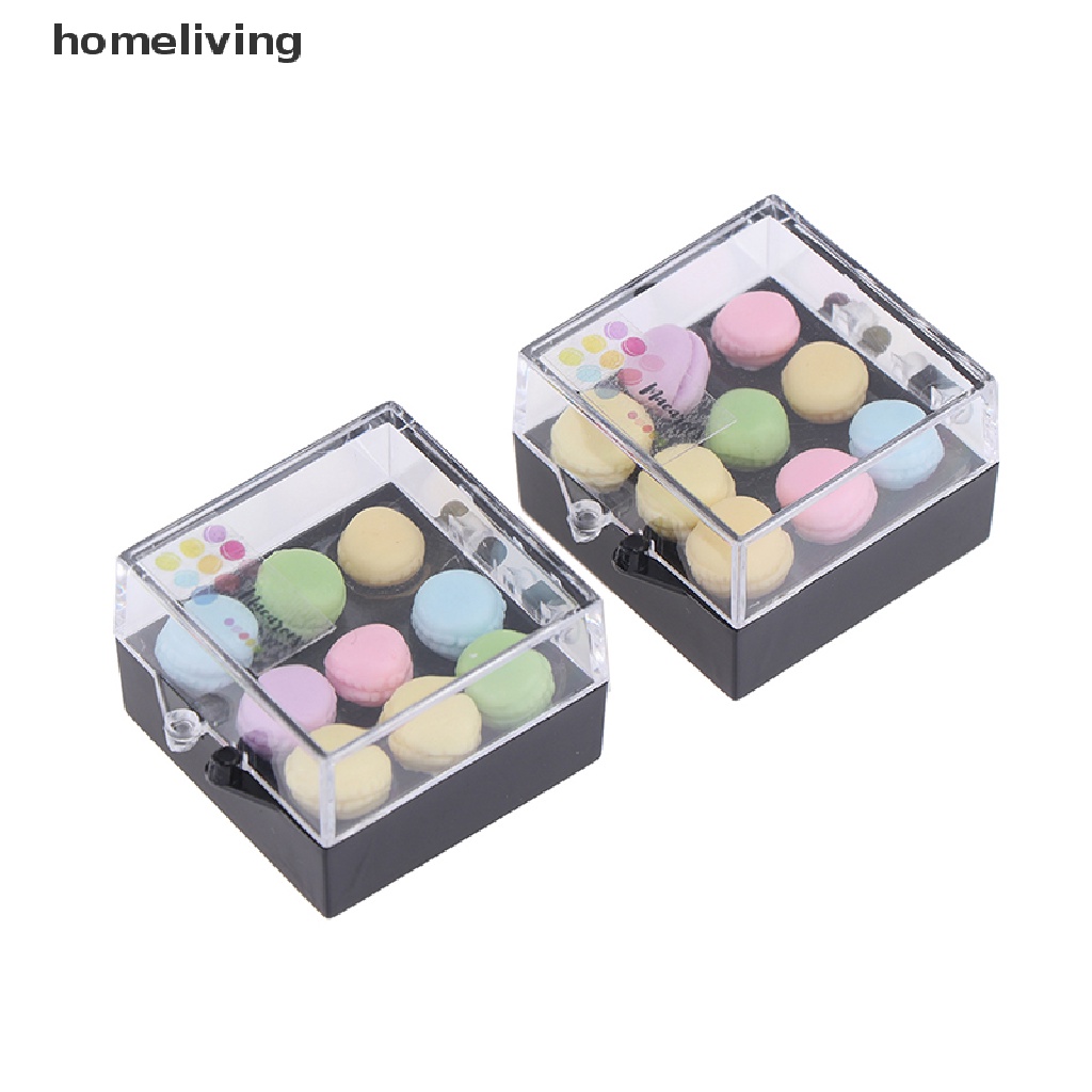 1 Set Mô Hình Bánh Macaroon Tỉ Lệ 1: 12 Trang Trí Nhà Búp Bê