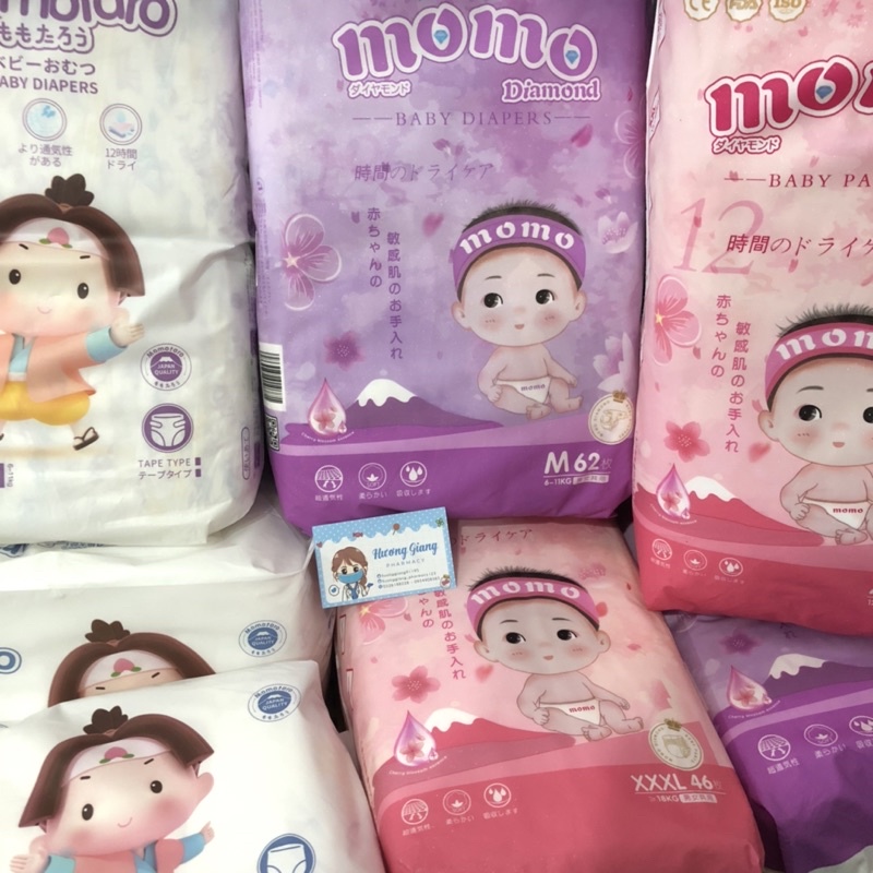 Tả dán/ bỉm quần MOMOTARO , MOMODIAMOND sizeS/M/L/XL/XXL/XXXL