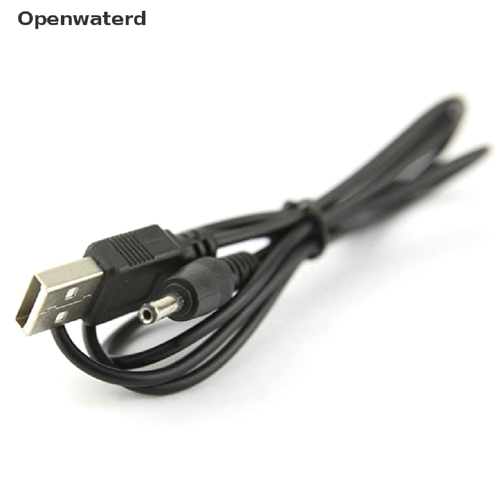 Cáp mở rộng USB 2.5 3.5 4.0 5.5mm 5V DC màu đen