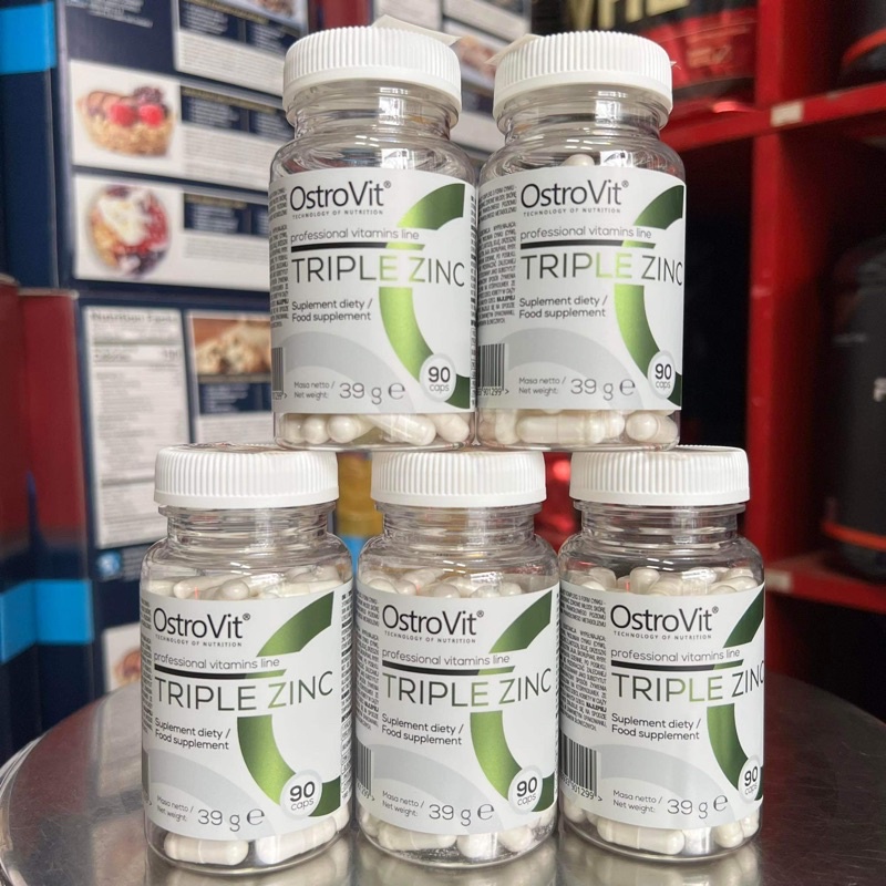 Vitamin Zinc | Ostrovit Triple Zinc | Vitamin Kẽm và Khoáng Chất Cho Cơ Thể  15mg - Chính Hãng