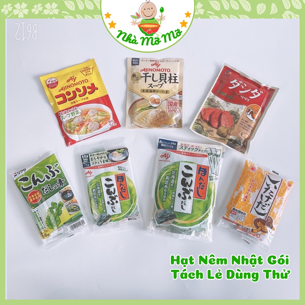 Hạt Nêm Rong Biển Ajinomoto Ngọt Dịu Bổ Sung Vitamin Cho Bé - Nhà Mỡ Mỡ