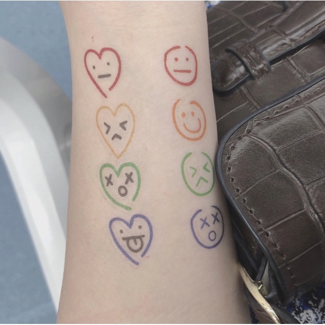 Hình xăm dán tattoo mini chống thấm nước cá tính   Clovershop68