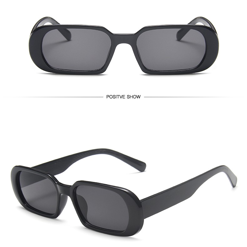 Kính mát gọng oval phong cách hip hop cá tính thời trang dành cho nữ