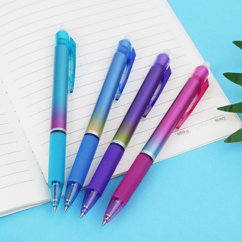 Bút Mực Gel Ngòi 0.5mm Có Thể Xóa Được Màu Sắc Cầu Vồng