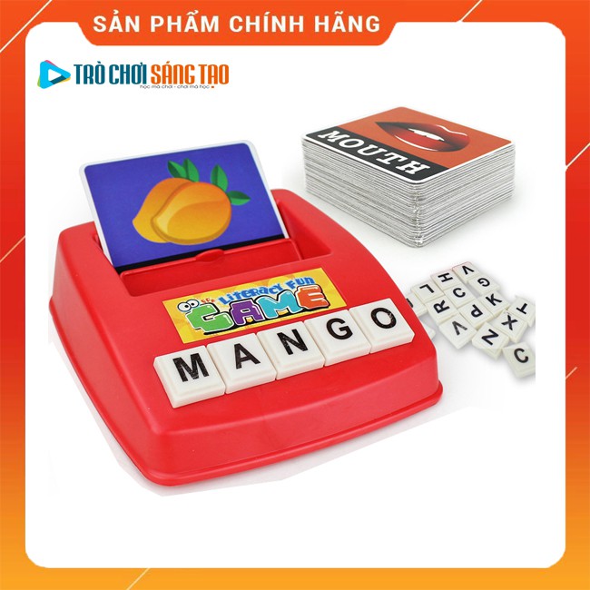 Bộ học từ vựng ghép chữ tiếng anh Literacy Fun Game