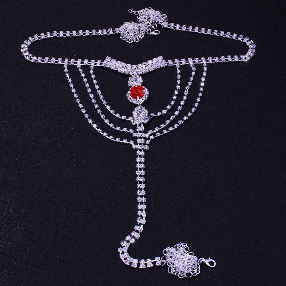 Osier1 Dây Đeo Cơ Thể Dạng Chuỗi Thời Trang Dự Tiệc Bikini Cho Nữ
