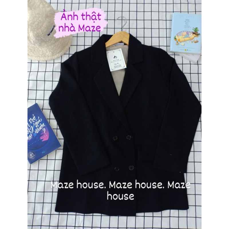 Áo Blazer 2 lớp 💖VIDEO/ẢNH THẬT💖 Áo vest nữ 2 lớp 4 cúc Hàn Quốc | BigBuy360 - bigbuy360.vn