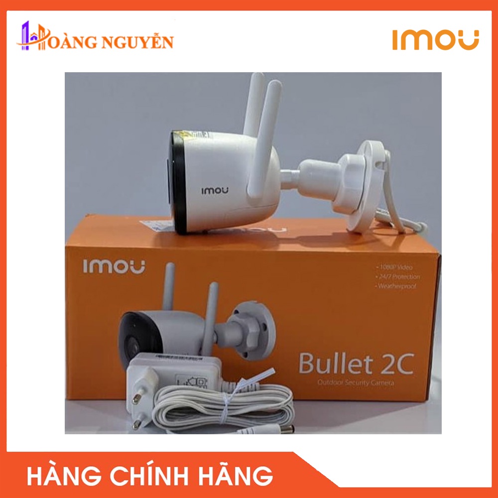 [NHÀ PHÂN PHỐI] Camera IP 2M WiFi Ngoài Trời IMOU F22P Bullet 2C 1080P FullHD  Còi Hú, MÀU BAN ĐÊM Dahua Việt Nam