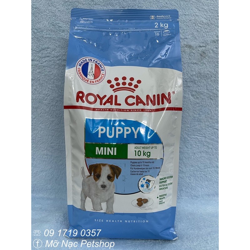 THỨC ĂN CHO CHÓ CON GIỐNG NHỎ ROYAL CANIN MINI PUPPY 2KG