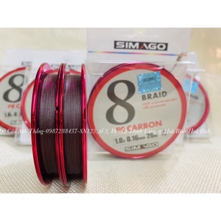 Dù buộc thẻo PE Carbon Simago 20m ( Hàng Chính Hãng)