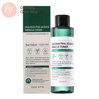 Nước hoa hồng Some By Mi AHA-BHA-PHA 30 Days Miracle TonerFull 150ml 5.0